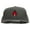 Charcoal, variant on Small Lady Bug Patched Superior Cotton Twill Flat Bill Snapback Prostyle Cap - Charcoal OSFM
