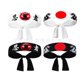 thumbnail image 1 of KAKOWELY 6 diademas japonesas de samurái, de guerrero ninja, bandana de chef de sushi para karate, deportes, cocina, accesorios de disfraz., 1 of 4