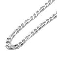 thumbnail image 2 of Men's Sterling Silver 4mm Solid Figaro Link Chain Necklace (6"- 30" Inch), 2 of 2