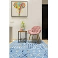 thumbnail image 5 of Furnish My Place Indoor Distressed Moroccan Style Rug with Jute Backing - 7 ft. 8 in. x 11 ft., Light Grey, Transitional, Area Rug for Living Room, Bedroom, Hallway, 5 of 9