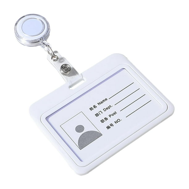 Soporte para carrete de insignia Salvador 60cm para tarjeta de identificación Blanco