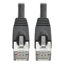 Tripp Lite Cat6a 10g-Certified Snagless Shielded Stp Ethernet Cable (Rj45 M/m), Poe, Black, 6 In. - Patch Cable - Rj-45 (m) to Rj-45 (m) - 6 In - Stp - Cat 6a - Ieee 802.3at - Snagless, Stranded