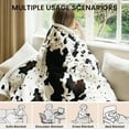 thumbnail image 7 of Cow Print Heated Throw Blanket Electric Blanket-Heating Blanket Throw with 10 Heat Levels & 10 Hours Auto Off, Cozy Soft Fleece Sherpa, Washable, 50 x 60 Inches Cow Print White, 7 of 7