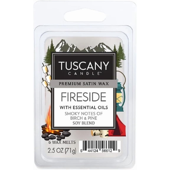 Langley Empire Candle Fireside Fragrance Bars Wax Melts 2.5 Ounce 6 Pack