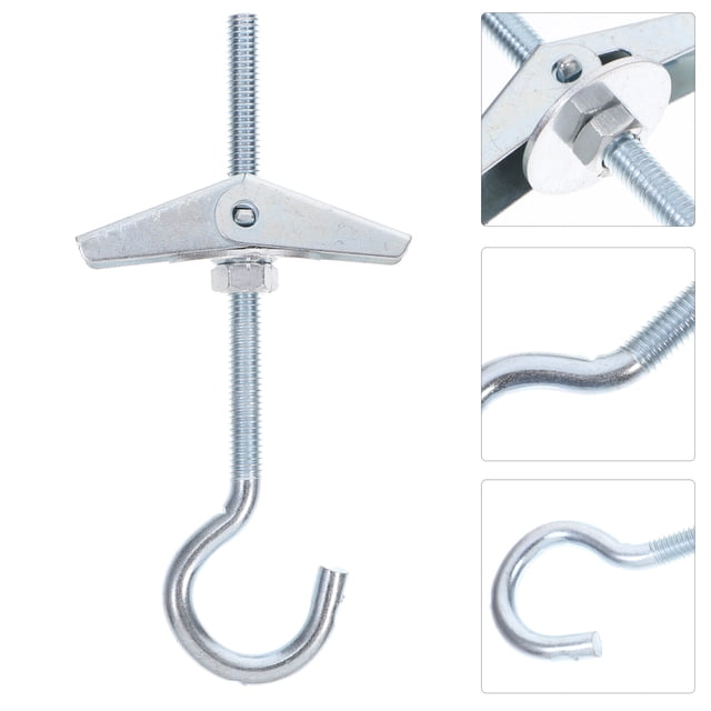 HAMPPLIES 5 Sets Heavy Duty Toggle Bolt Wing Nuts Drywall Anchors for Hollow Walls Easy Installation for