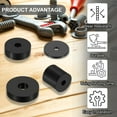 thumbnail image 4 of Uxcell 8 Pcs 0.6"ID x 1.3"OD x 0.4"T Multi Purpose Rubber Spacer, 4 of 6