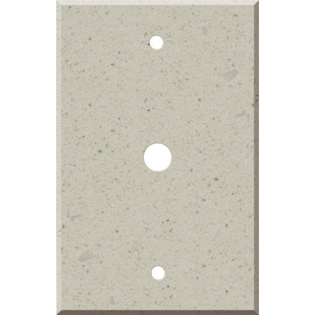 Corian Canvas Cable Wall Plates