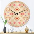 thumbnail image 2 of Designart 'Retro Triangular Design VII' Mid-Century Modern Wood Wall Clock, 2 of 5