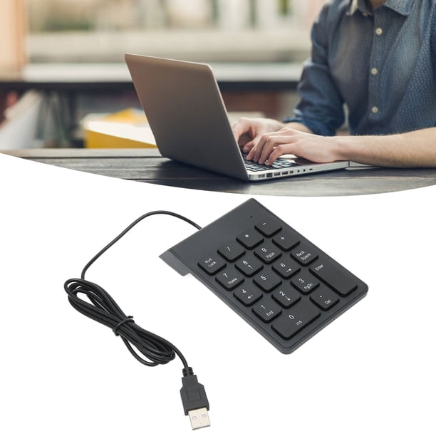 Teclado Numérico USB Mini 18 Teclas Teclado Numérico Para Computadoras Portátiles De Escritorio PC