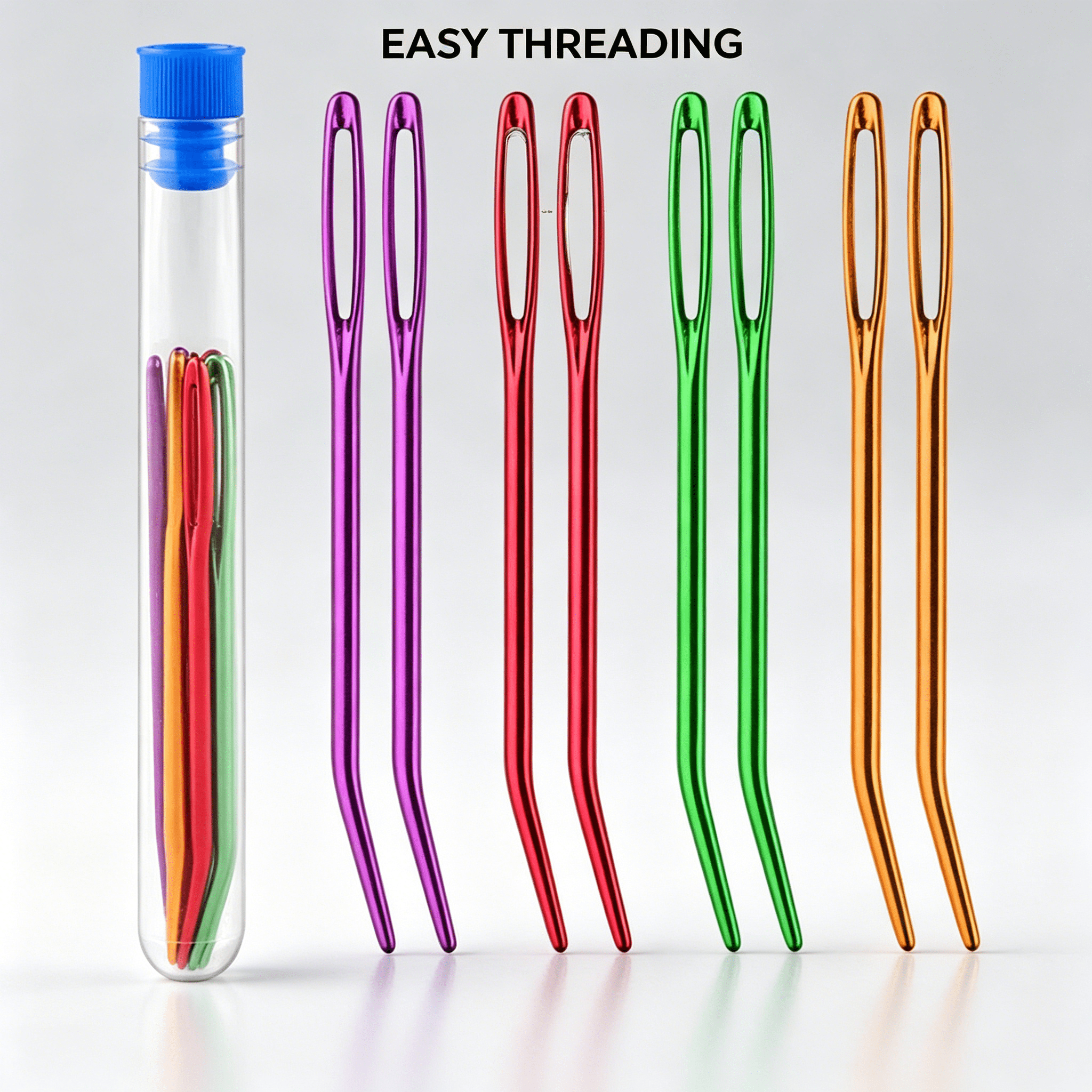 TUWAFE 2026 New Tapestry Needle Various Versions Sewing Pins Quick Threading Straight Pins for Sewing Embroidery Crafts Style7