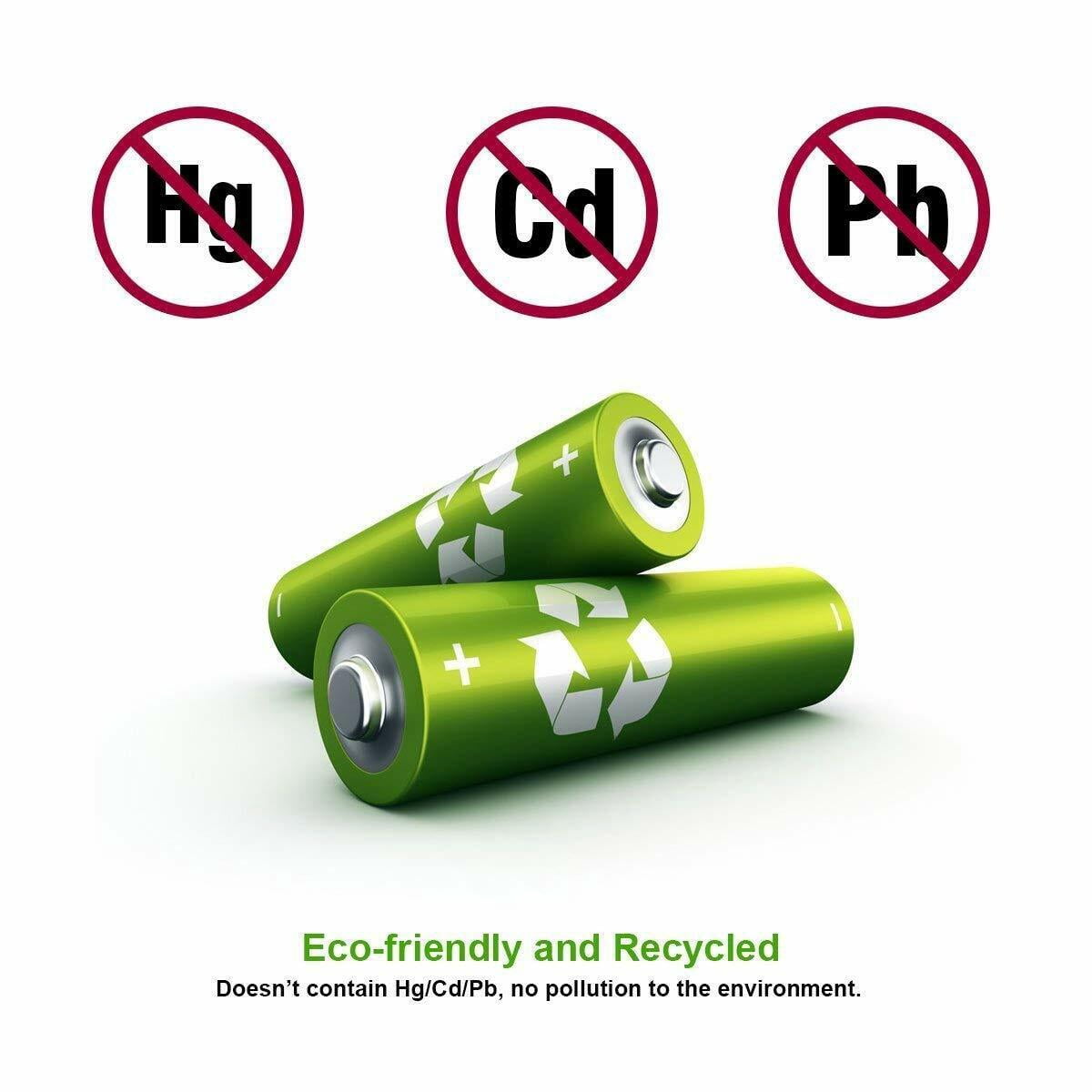 EBL 20Pack AA 2300mAh 1.2V NiMH Rechargeable Batteries with Battery Charger for AA/AAA/C/D Rechargeable Battery