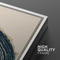 thumbnail image 5 of IDEA4WALL Framed Canvas Print Wall Art Set Navy Blue Wood Tree Rings Fine Art Geometric Minimal Pattern Vintage Art Farmhouse/Country Wall Decor for Living Room, Bedroom, Office - 24"x36"x2 White, 5 of 5