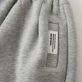 thumbnail image 5 of Hotiary Baby Boys Girls Fleece Sweatpants Toddler Fall Winter Warm Soft Athletic Jogger Pants with Pockets Kids Casual Solid Color Trouser Gray for 2-10Y, 5 of 8