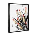 thumbnail image 3 of Stupell Industries Modern Lipstick Abstract Forms Graphic Art Jet Black Floating Framed Canvas Print Wall Art, Design by Lil' Rue, 3 of 6