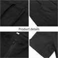 thumbnail image 3 of Ropa de trabajo de aseo, ropa de trabajo antiestática de nailon, camisa de pelo, uniforme, bata con cremallera completa para tienda de gatos, talla negra, 3 of 7