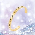 thumbnail image 4 of Personalized Gift Star Moon Sun Trend Luminous Opening Adjustable C Bracelet, 4 of 7