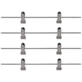 thumbnail image 1 of 4pcs Hanger Clips Space Saving Heavy Duty Clips Pants Skirts Rack Support Clips, 1 of 8