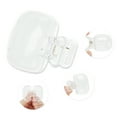 thumbnail image 3 of Unique Bargains 4 Pcs Reusable Fish-Shaped Toothbrush Covers for Travel Transparent Sky Blue Red Purple Plastic, 3 of 5