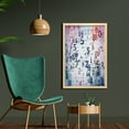 thumbnail image 2 of Abstract Wall Art with Frame, Digital Code Numbers Computer Database Science Information Technology Themed Art, Printed Fabric Poster for Bathroom Living Room, 23" x 35", Teal Black, by Ambesonne, 2 of 2