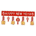 thumbnail image 5 of balikha Chinese New Year Banner Garland Wall Hanging Ornament Spring Festival Decoration Lunar New Year Decor for Home, Xmas, Kitchen Style C, 5 of 9