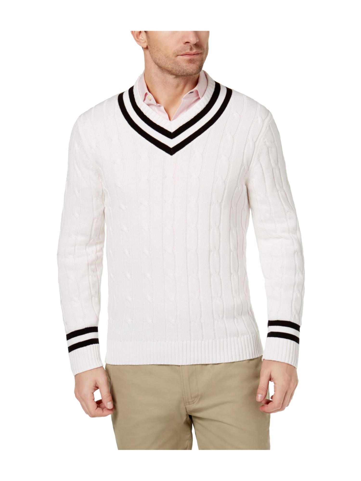 Club Room Mens Cable Knit Pullover Sweater
