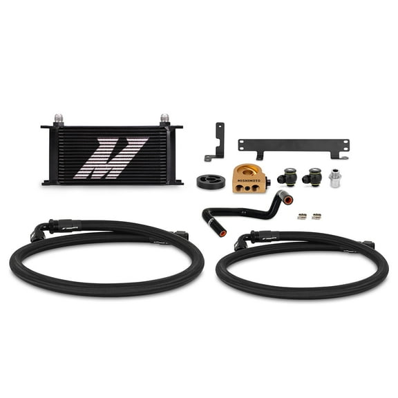 Mishimoto Thermostatic Oil Cooler Kit, Compatible with Subaru WRX 2022 , Black