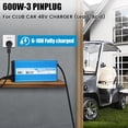 thumbnail image 2 of Cargador de batería para carrito de golf de 48 V y 10 A para Club Car DS & Precedent, 2 of 6