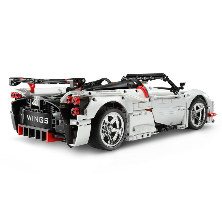 4449PCS Building Blocks Set Cada V12 Hypercar Super RC Racing Car