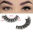 thumbnail image 2 of Cat Eye Lashes Natural Eyelashes Short Wispy Lash Strips Volume Eyelash Cateye Medium Length False Lashes Natural Looking Hybrid Clusters Full Strip Lashes (A1 | 8-14MM), 2 of 15