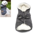 thumbnail image 1 of El suéter para perros te mantiene abrigado y cómodo. Ropa para perros de dos patas. Suéter con capucha. Chaqueta informal para mascotas. Ropa para perros pequeños y medianos. Ormromra GX-249, 1 of 5