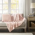 thumbnail image 1 of Home Essence York Solid Brushed Long Fur Throw, 1 of 6