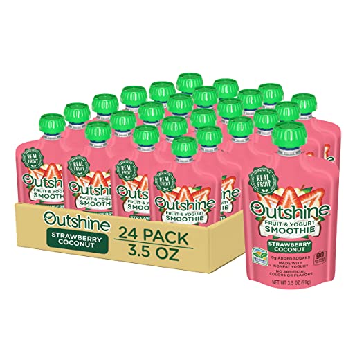 Outshine Smoothie Fruit & Yogurt Smoothie Pouches Strawberry Coconut