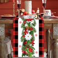 thumbnail image 3 of Camino de mesa con estampado navideño, mantel con bandera de Navidad, decoración de Año Nuevo, 2023, 3 of 4