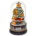 thumbnail image 1 of Creative DIY Dollhouse Miniature with Rotate Music Box Dust Cover LED Light (Icy World), 1 of 14