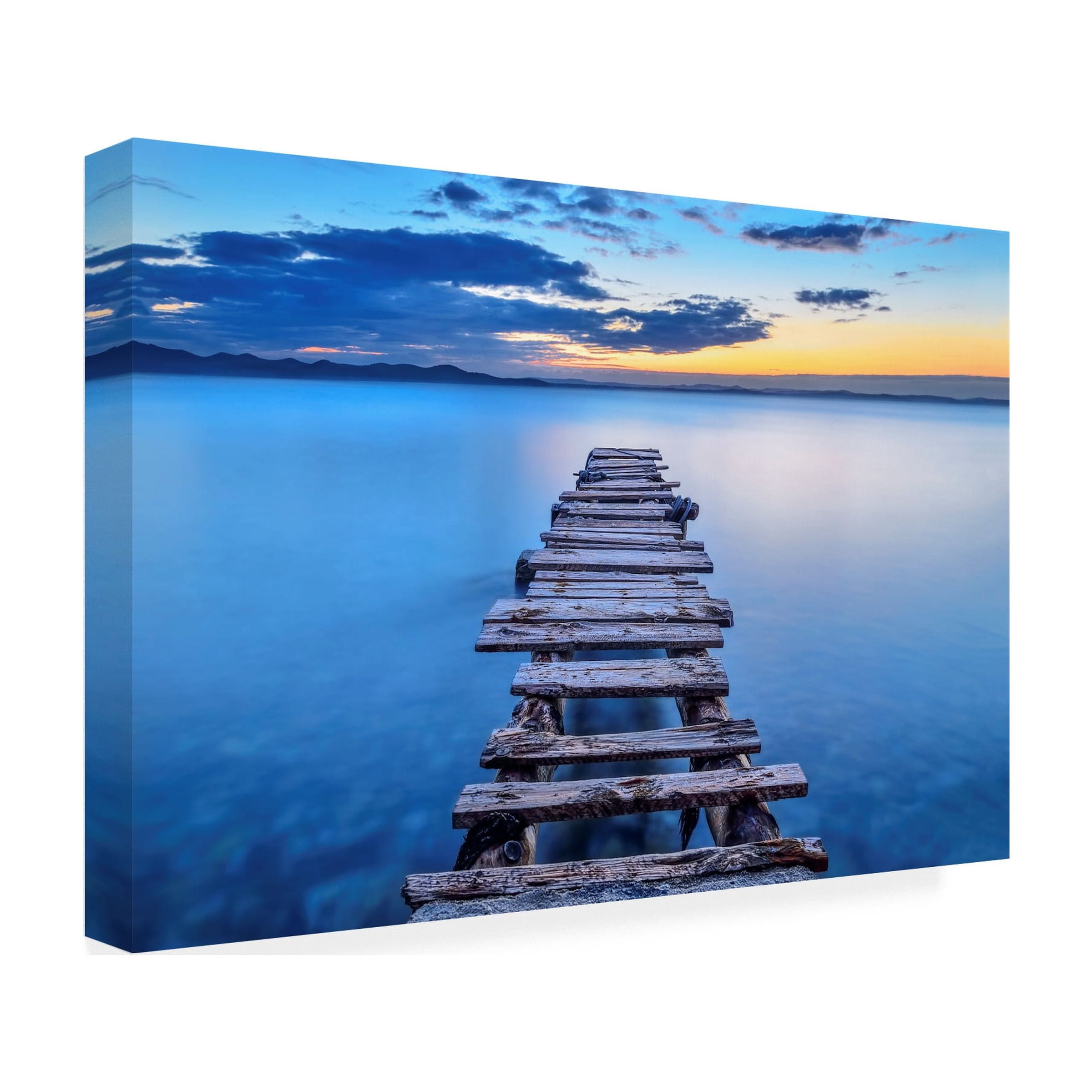 Srecko Jubic 'Pier' Canvas Art