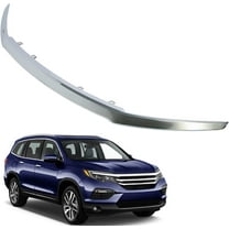 labwork Chrome Silver For Honda Pilot 2016 17 Front Bumper Upper Grille Trim Grill Grill