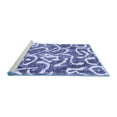thumbnail image 2 of Ahgly Company Machine Washable Indoor Rectangle Abstract Blue Modern Area Rugs, 8' x 12', 2 of 4
