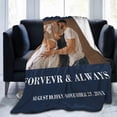 thumbnail image 3 of Customized Blankets with Photos Personalized Picture Collage Throw Blanket Soft Using My Own Photo Custom Personalized Mothers Day Valentines Gifts for Her Him Family Friends Blankets, 3 of 5