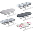 thumbnail image 4 of Ironing Board Home Travel Portable Sleeve Cuffs Mini Table TOP With Leg, 4 of 4