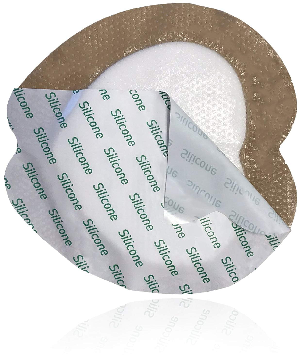 MedVanceTM Silicone Bordered Silicone Adhesive Foam Dressing Sacral