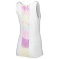 thumbnail image 3 of Women's Refried Apparel White Los Angeles Dodgers Tie-Dye Tank Top, 3 of 3