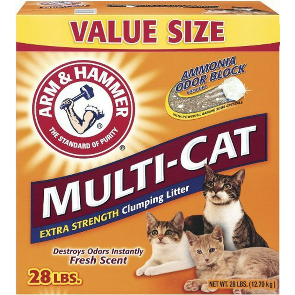 Arm & Hammer MultiCat Strength Clumping Cat Litter, Fresh Scent