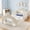 Beige, variant on HICOMILA Upholstered Cloud Bed with Safety Guardrails
