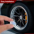 thumbnail image 3 of Uxcell Tire Valve Stem Caps, Car Wheel Valve Cap Universal Air Valve Cover Vehicle Exterior Accessories Blue, 3 of 6