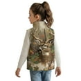 thumbnail image 3 of Pzuqiu Camo Hunting Deer Kid Outerwear Vest Size 7-8 Toddler Boy Clothes Versatile Fleece Zipper Winter Sleeveless Jacket with Pockets Personalized Fall Outfits Fashion Clothing, 3 of 7