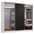 thumbnail image 1 of Ropero Closet Madesa 3 Puertas 2 Espejo B/N, 1 of 5