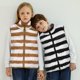 thumbnail image 3 of Gibobby Abrigos de invierno para bebés y niñasChaqueta de forro polar sólido para niños y niñas, abrigo con cremallera, prendas de vestir cálidas para ot(Negro, 3-4 Años), 3 of 4