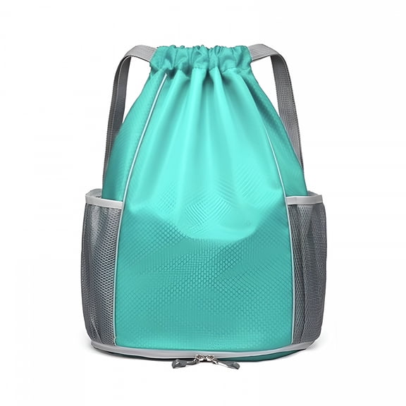 GASTROPOD Soccer Backpack, Waterproof Drawstring Backpack, Pull String Sport Bag for Soccer & Basketball with Shoes Storage