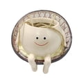 thumbnail image 2 of Plantilla colgante Organizador de macetas de maceta pequeña Cartoon Smile Flower Poten de maceta para la ventana de la ventana del estante interior y Estilo F, 2 of 8