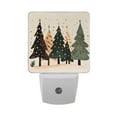 thumbnail image 6 of Yayeee LED Night Light for The Home Plug in With Light Sensors 2 Pack, Beige Christmas Trees, 6 of 6